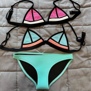 Triangle bikini set